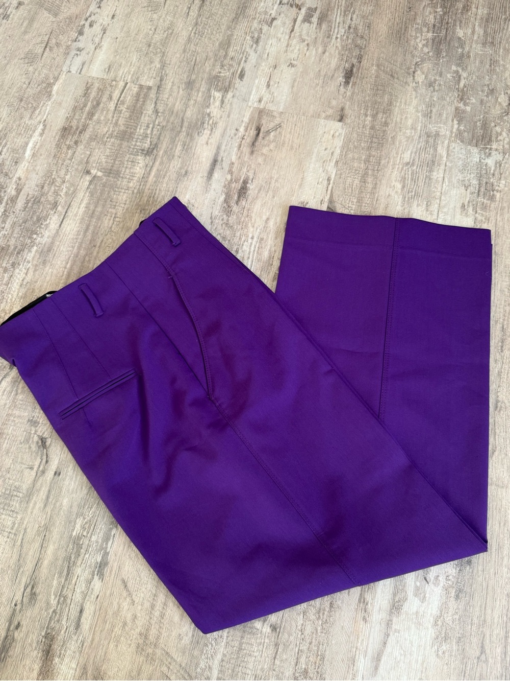 Zara Purple Tailored Women's Trousers